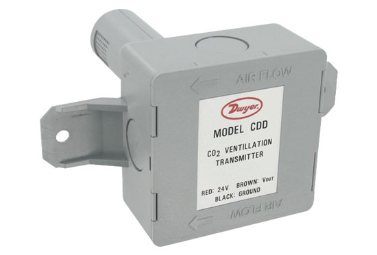 transmisor de dióxido de carbono de montaje Dwyer modelo CDD