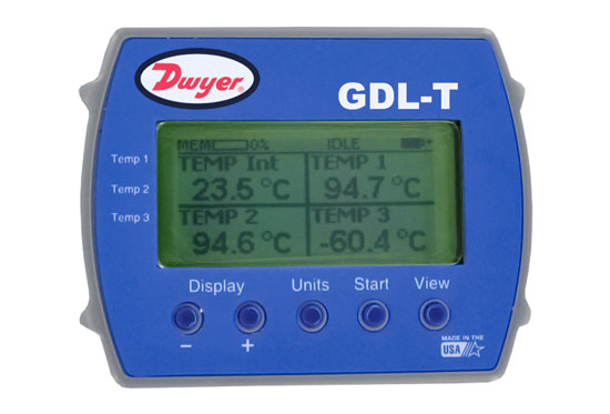 Registrador de datos Dwyer GDL-T