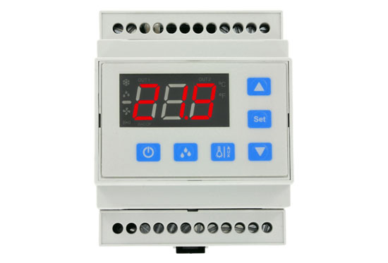 Controlador de temperatura de riel DIN