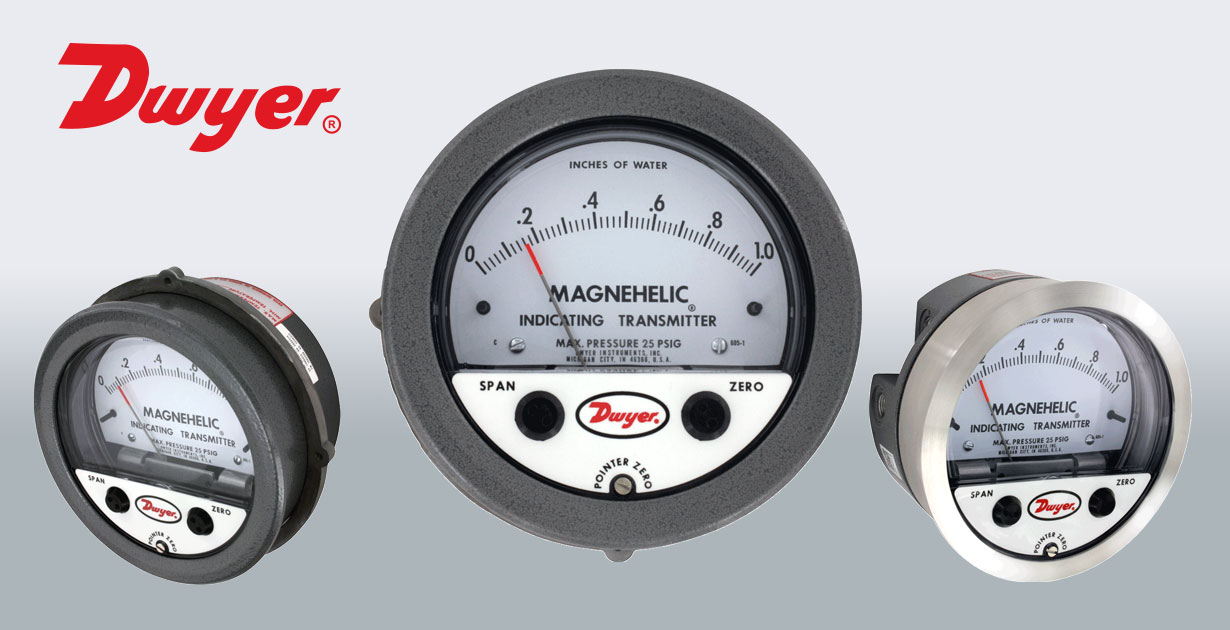 Transmisor de presión diferencial Magnehelic® serie 605 | Dwyer